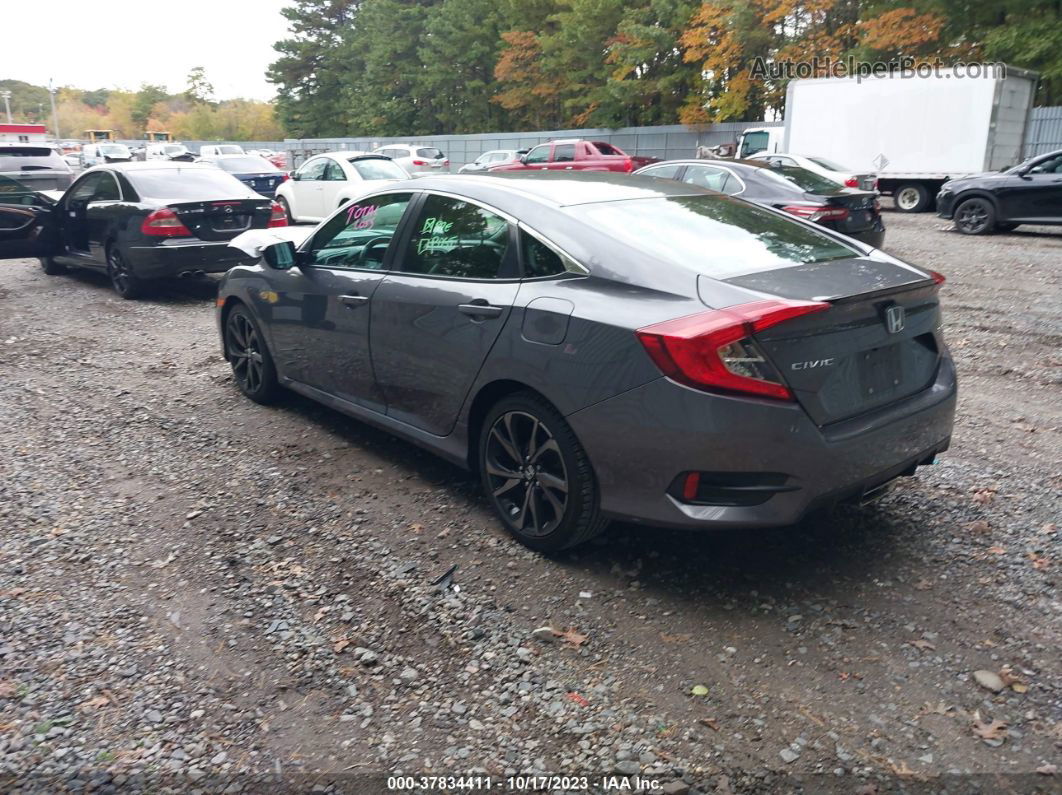 2020 Honda Civic Sedan Sport Серый vin: 2HGFC2F81LH507081