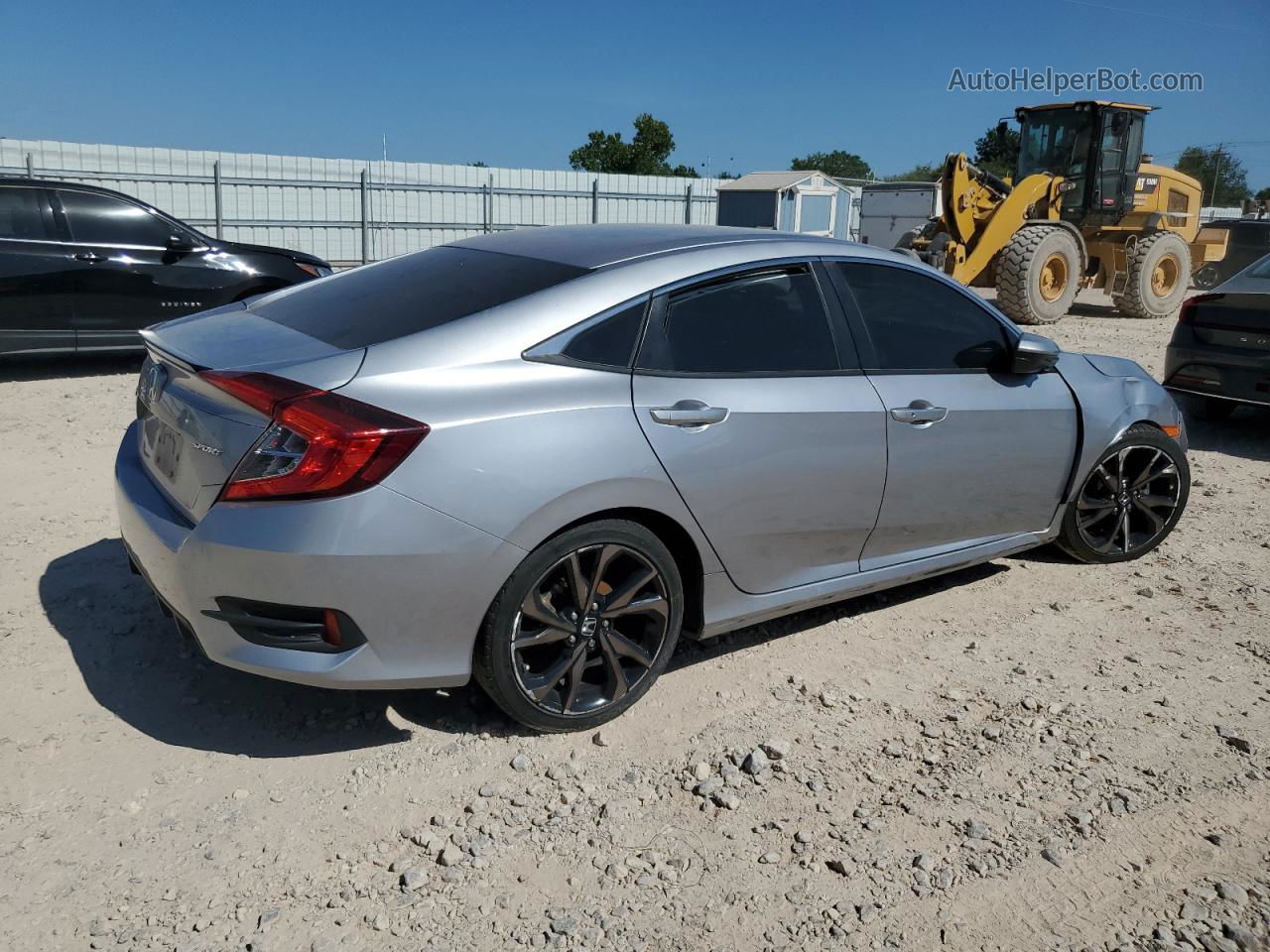 2020 Honda Civic Sport Silver vin: 2HGFC2F81LH580161