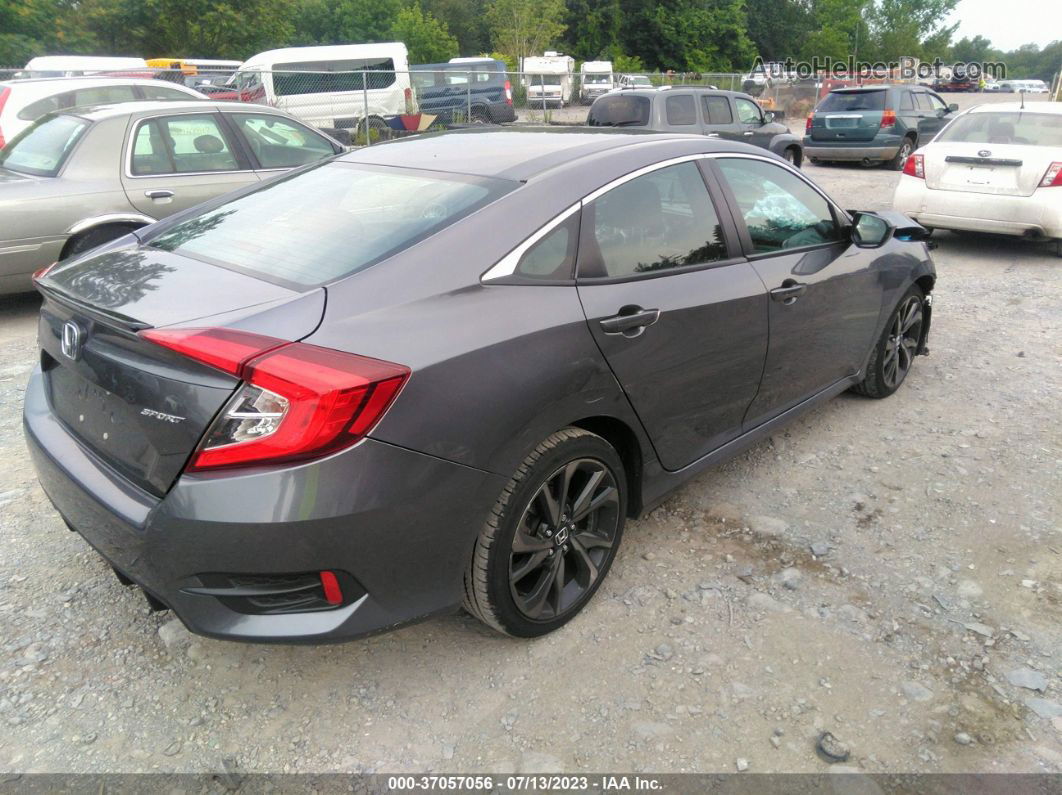 2020 Honda Civic Sedan Sport Серый vin: 2HGFC2F81LH599163