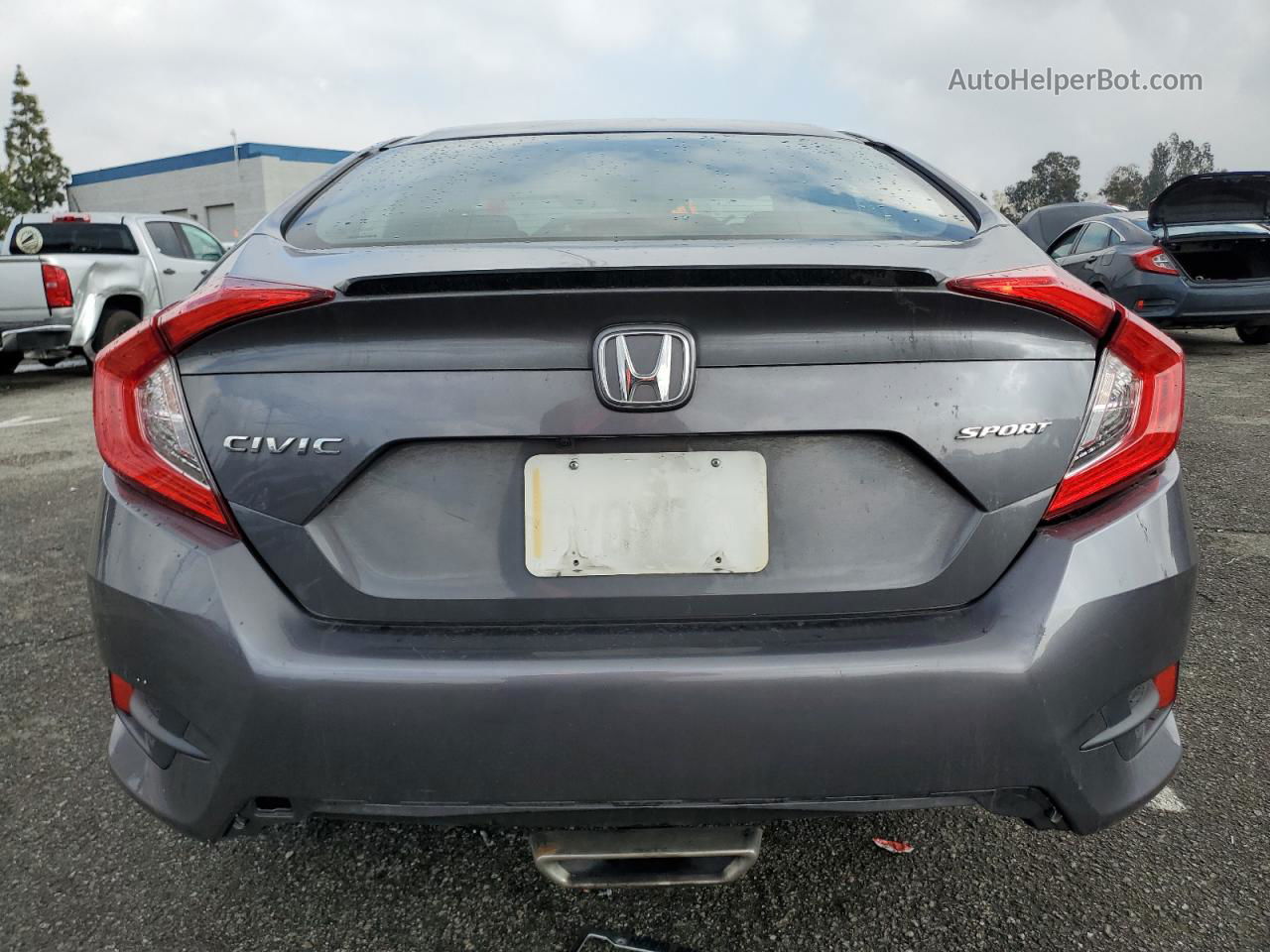 2021 Honda Civic Sport Gray vin: 2HGFC2F81MH538462