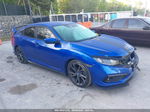 2019 Honda Civic Sport Blue vin: 2HGFC2F82KH500994