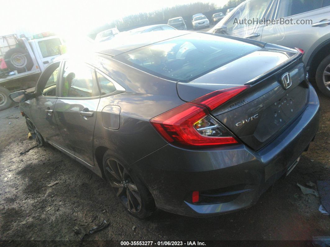 2019 Honda Civic Sport Gray vin: 2HGFC2F82KH541688