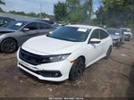 2019 Honda Civic Sedan Sport White vin: 2HGFC2F82KH555607