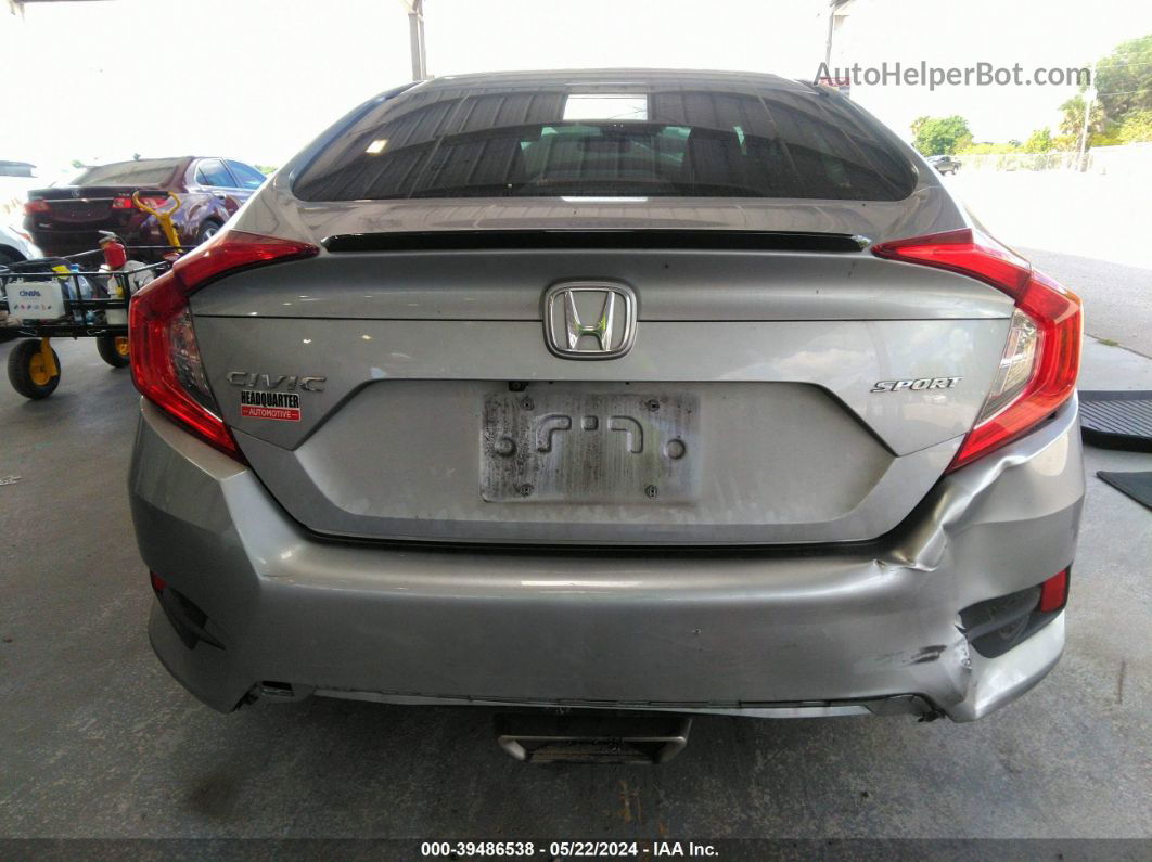 2019 Honda Civic Sport Silver vin: 2HGFC2F82KH604532