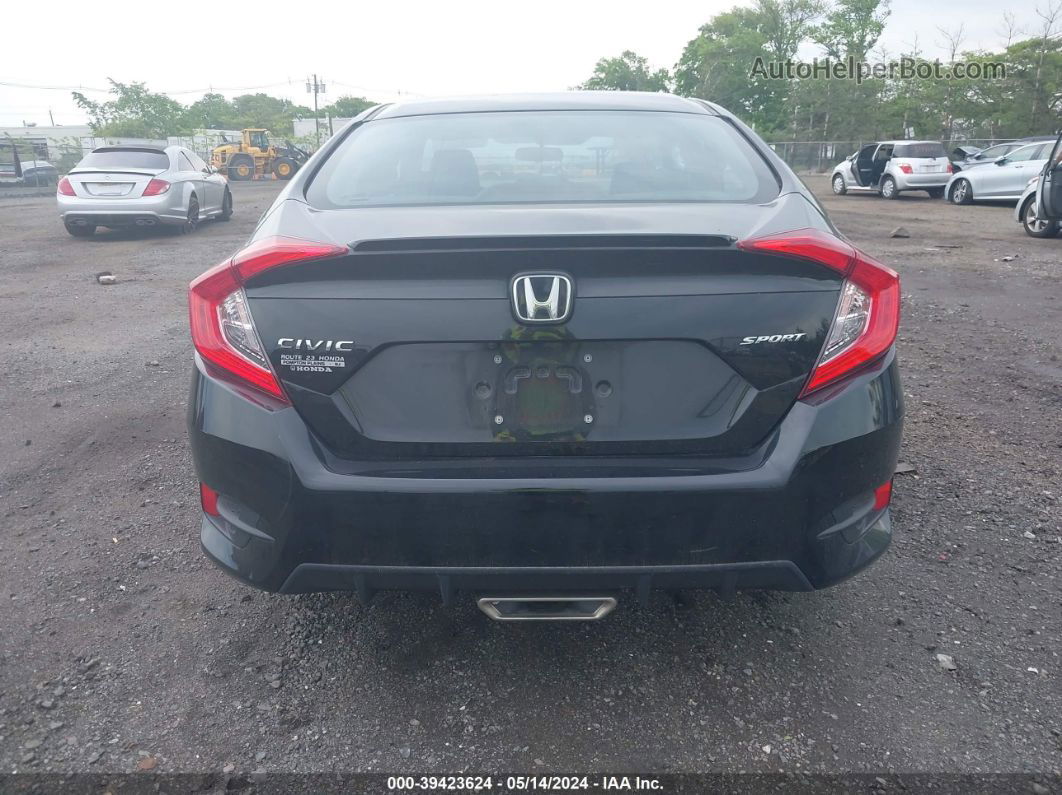 2020 Honda Civic Sport Black vin: 2HGFC2F82LH501080