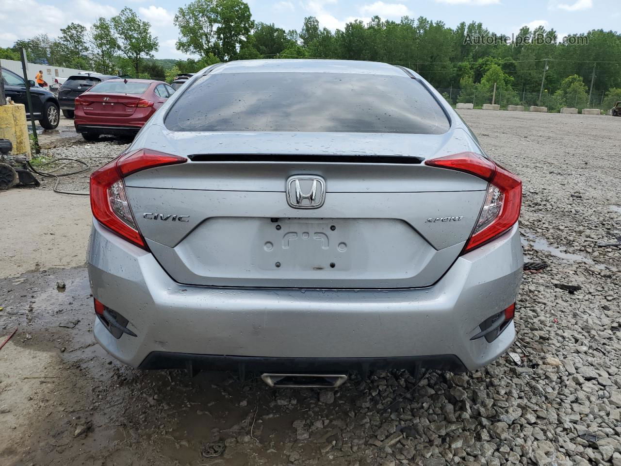 2020 Honda Civic Sport Silver vin: 2HGFC2F82LH538839