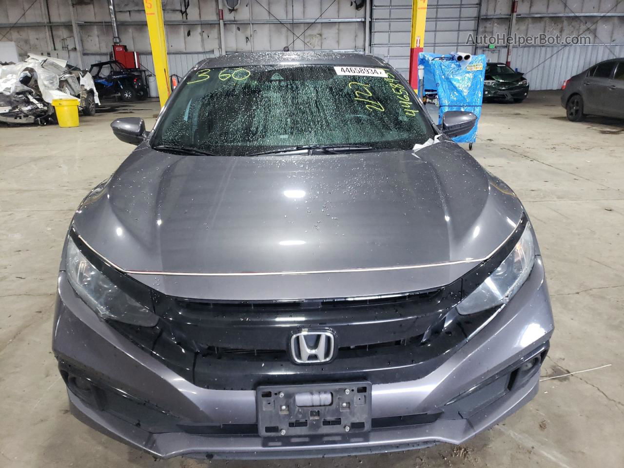 2019 Honda Civic Sport Gray vin: 2HGFC2F83KH530621