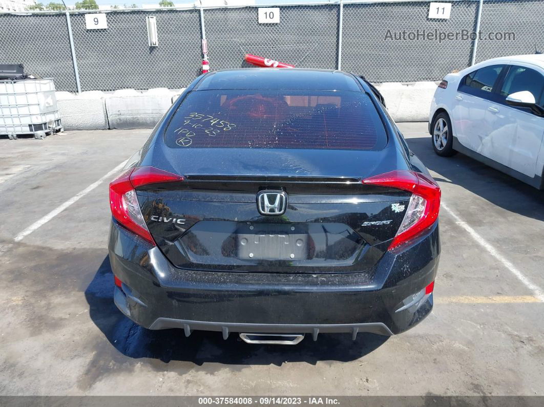 2019 Honda Civic Sport Black vin: 2HGFC2F83KH555261