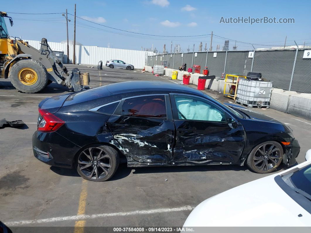 2019 Honda Civic Sport Black vin: 2HGFC2F83KH555261