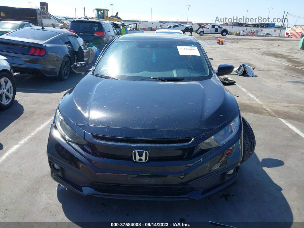 2019 Honda Civic Sport Black vin: 2HGFC2F83KH555261