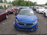 2020 Honda Civic Sedan Sport Blue vin: 2HGFC2F83LH504988