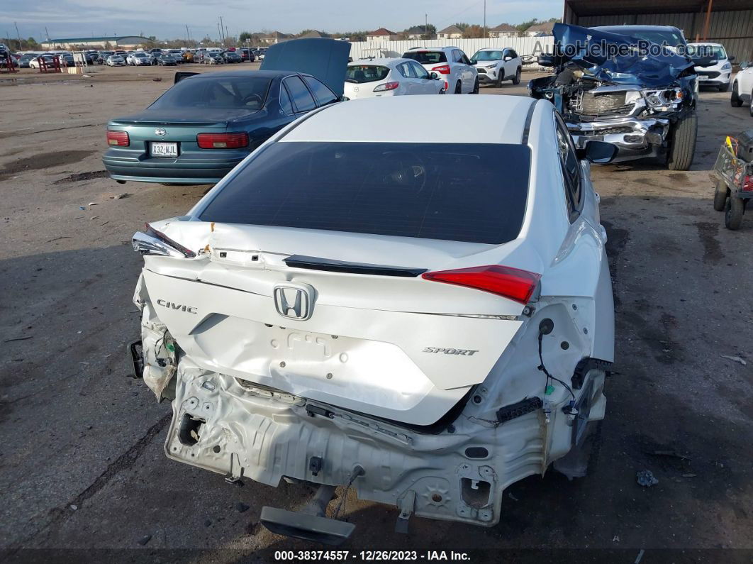 2020 Honda Civic Sport White vin: 2HGFC2F83LH552622