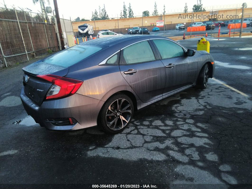 2020 Honda Civic Sedan Sport Gray vin: 2HGFC2F83LH567606