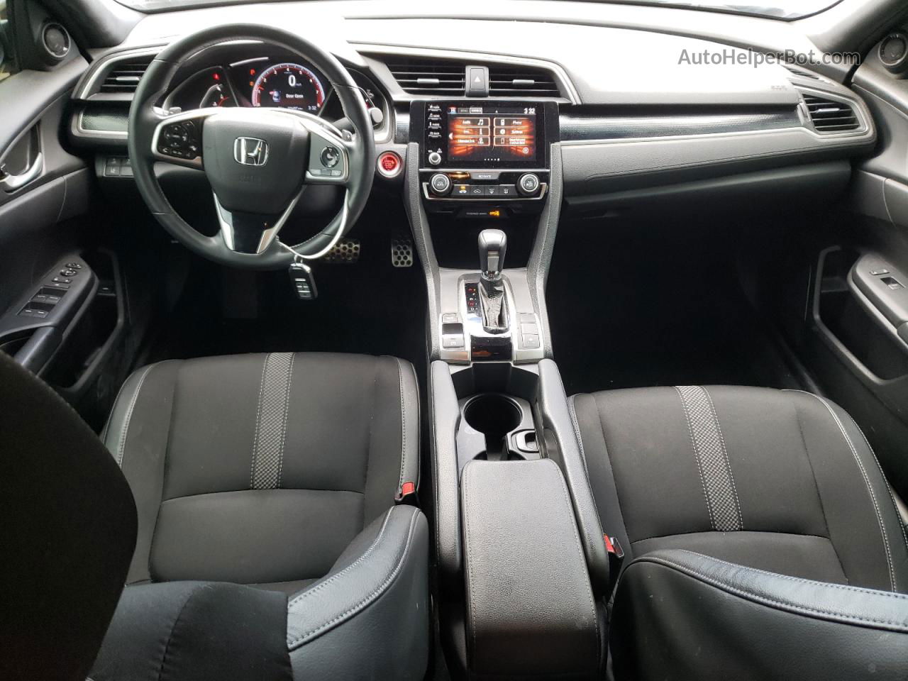 2020 Honda Civic Sport Серебряный vin: 2HGFC2F83LH580095