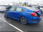 2020 Honda Civic Sport Blue vin: 2HGFC2F83LH589556