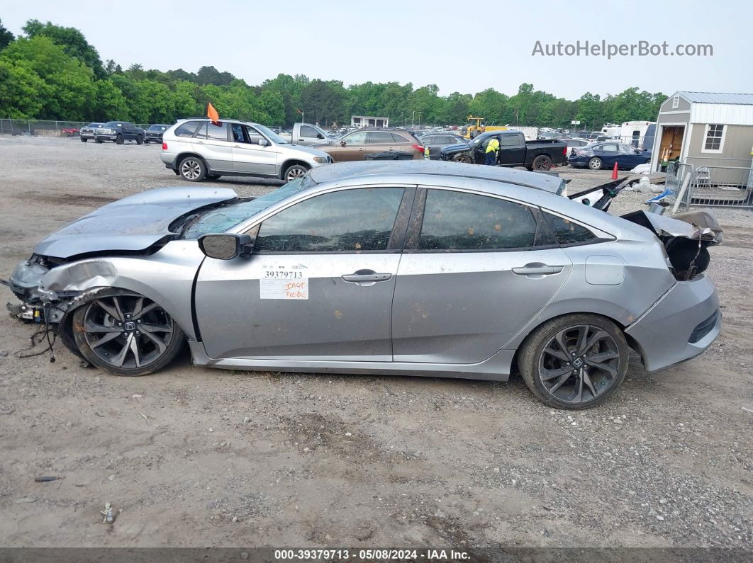 2020 Honda Civic Sport Silver vin: 2HGFC2F83LH596927