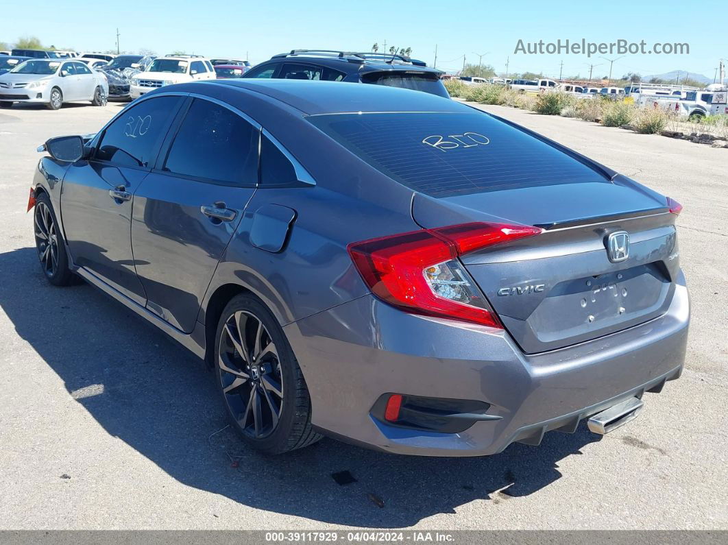 2020 Honda Civic Sport Pewter vin: 2HGFC2F83LH599343