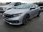 2019 Honda Civic Sport Silver vin: 2HGFC2F84KH568651