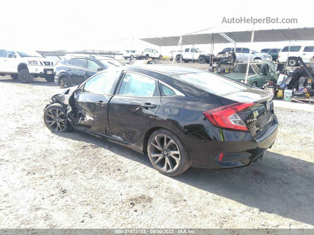 2019 Honda Civic Sport Black vin: 2HGFC2F84KH605522