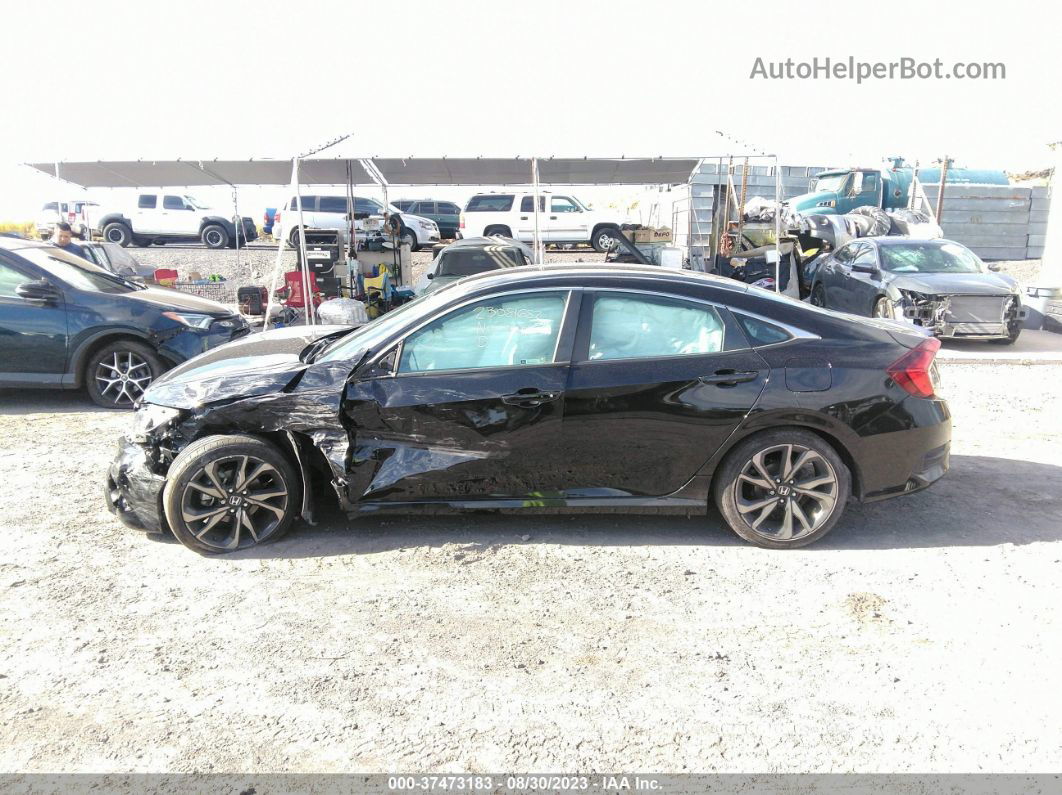 2019 Honda Civic Sport Black vin: 2HGFC2F84KH605522