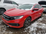 2020 Honda Civic Sport Red vin: 2HGFC2F84LH548403