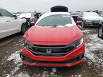 2020 Honda Civic Sport Red vin: 2HGFC2F84LH548403