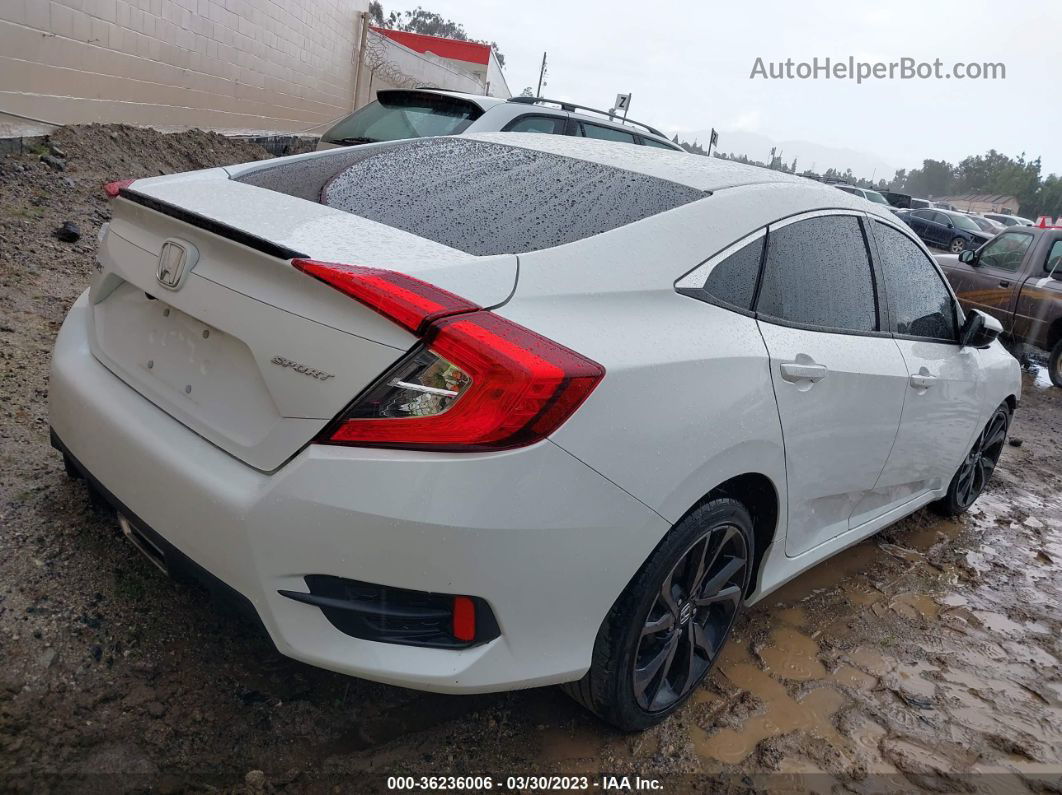 2020 Honda Civic Sedan Sport Белый vin: 2HGFC2F84LH550670