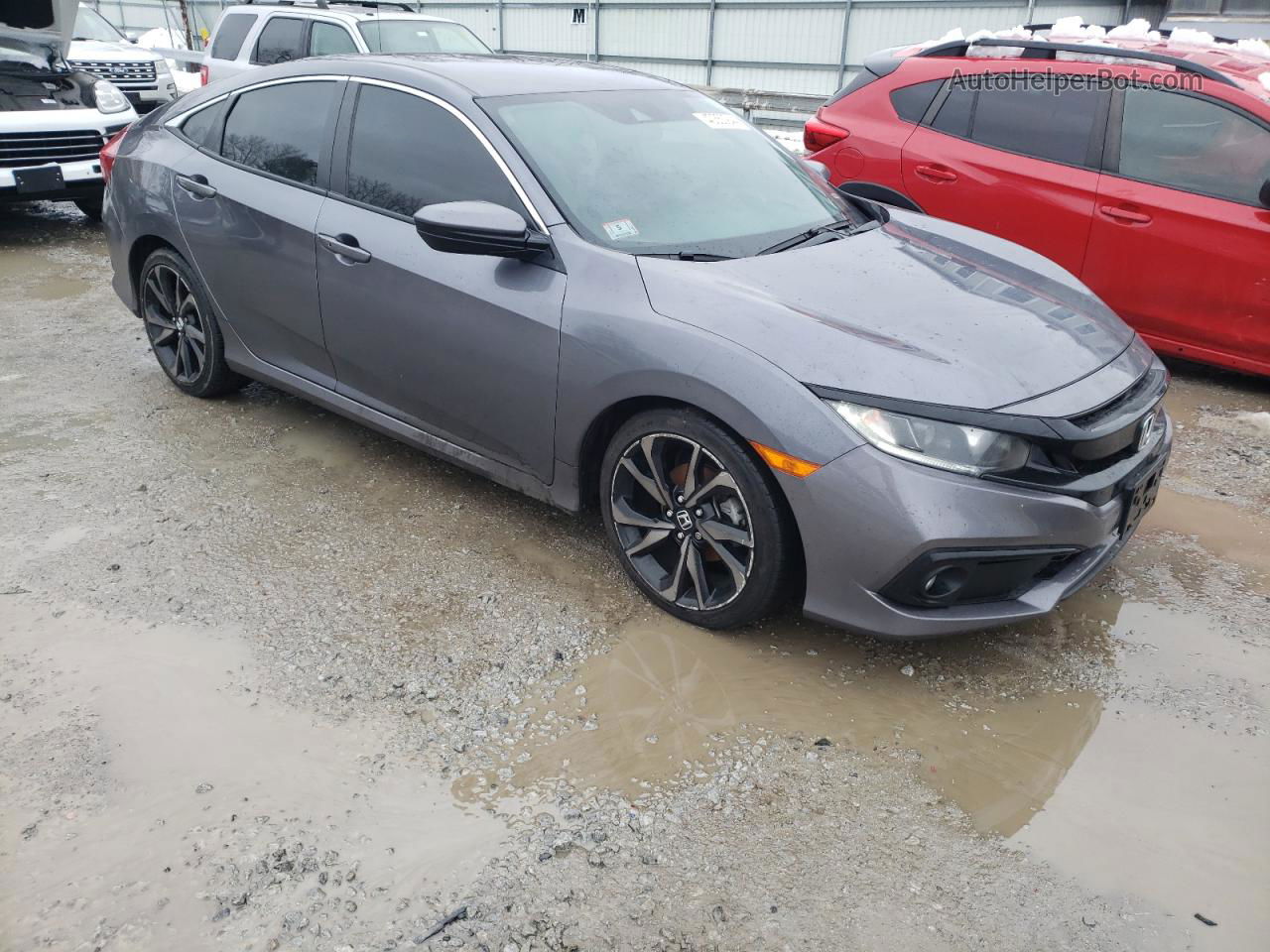 2020 Honda Civic Sport Charcoal vin: 2HGFC2F84LH588903