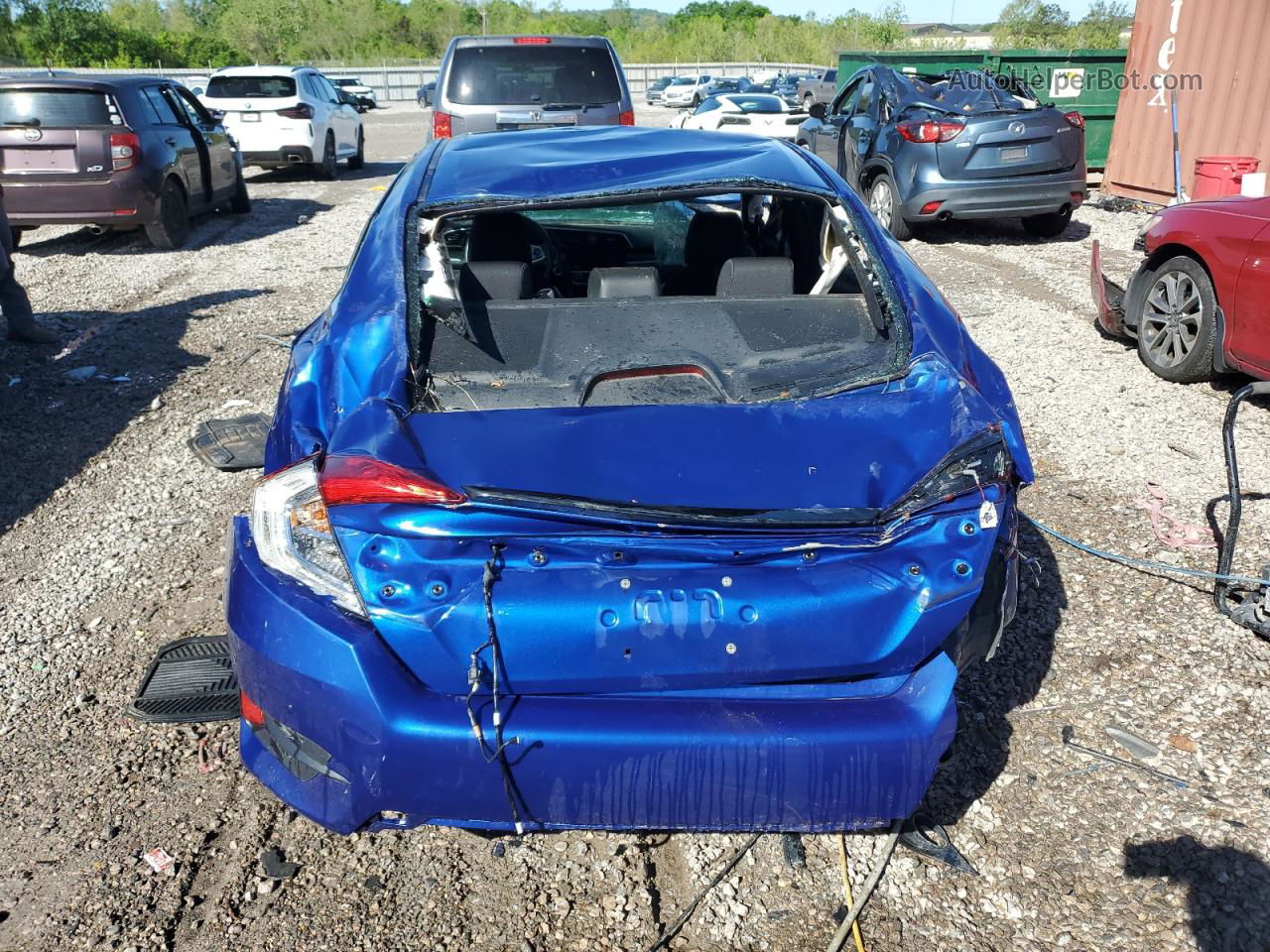 2020 Honda Civic Sport Blue vin: 2HGFC2F84LH589520