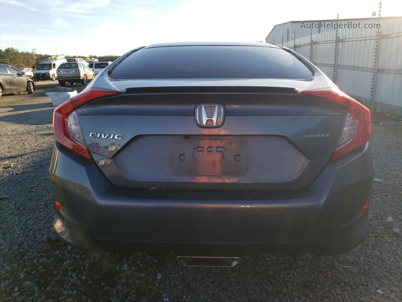 2020 Honda Civic Sport Gray vin: 2HGFC2F84LH602489