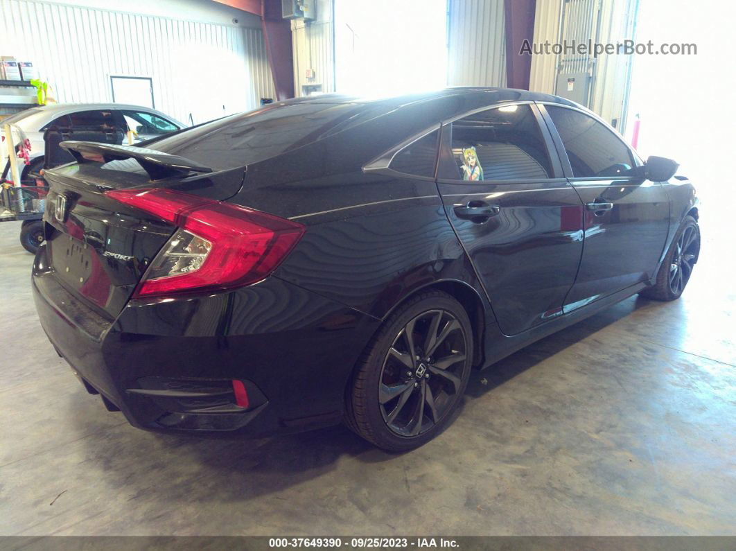 2019 Honda Civic Sport Black vin: 2HGFC2F85KH577892