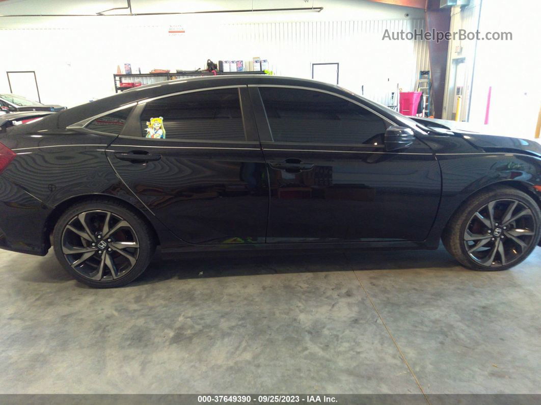 2019 Honda Civic Sport Black vin: 2HGFC2F85KH577892