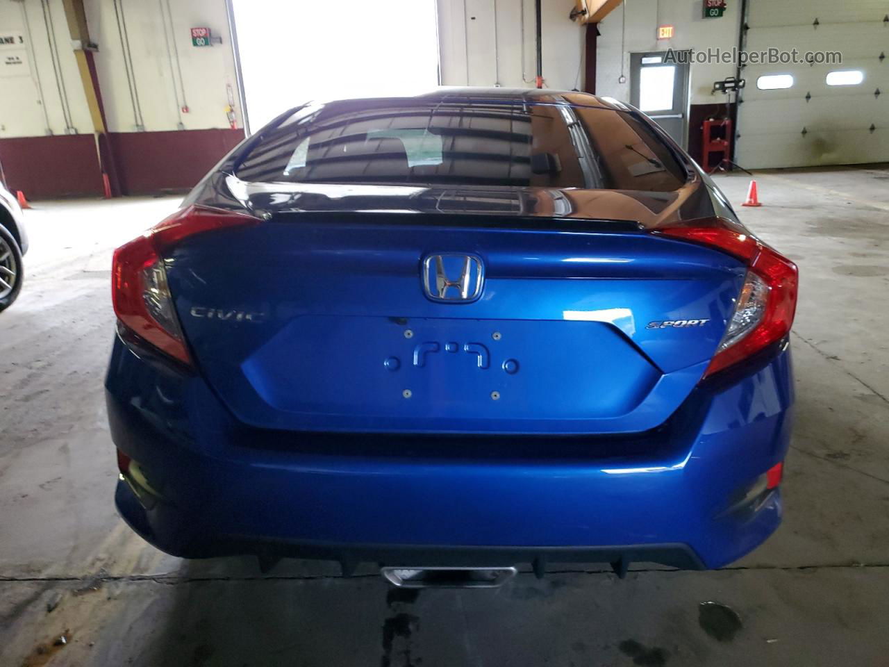 2020 Honda Civic Sport Blue vin: 2HGFC2F85LH505009