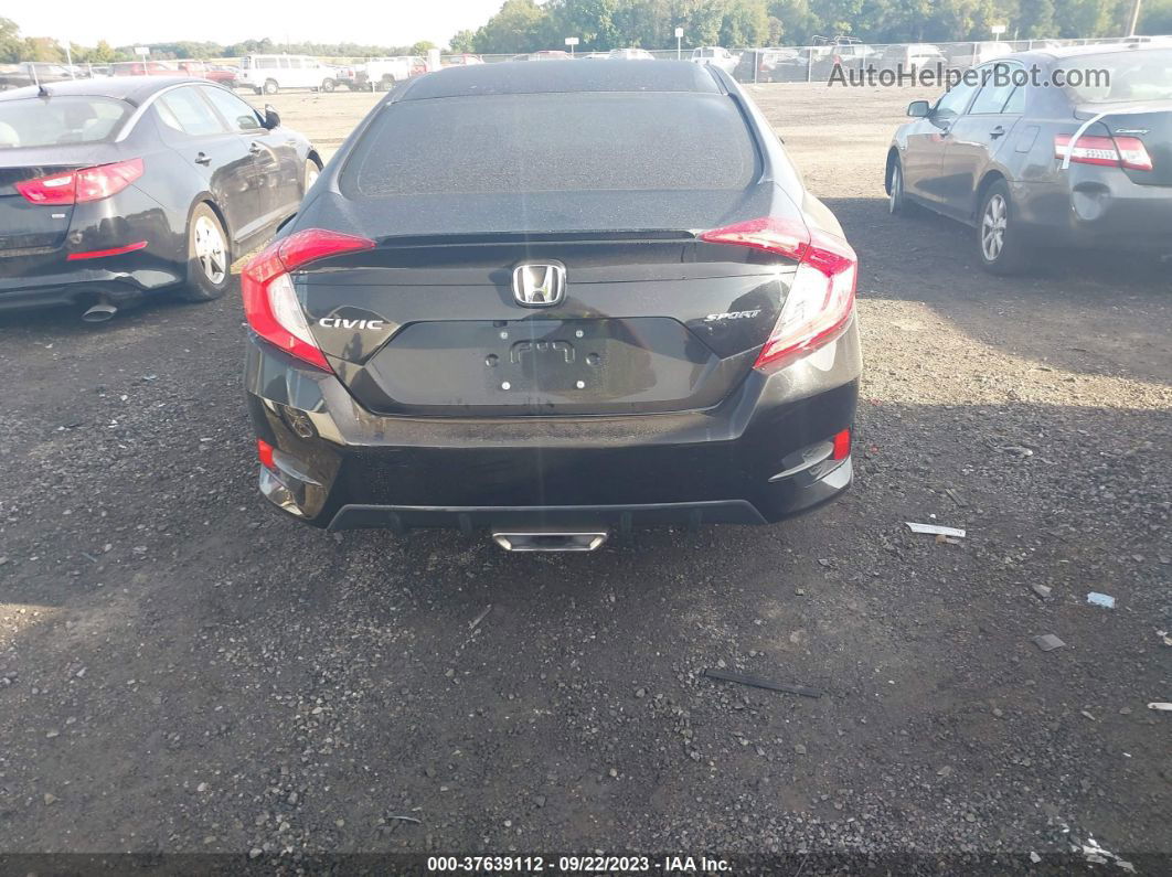 2020 Honda Civic Sport Black vin: 2HGFC2F85LH525518