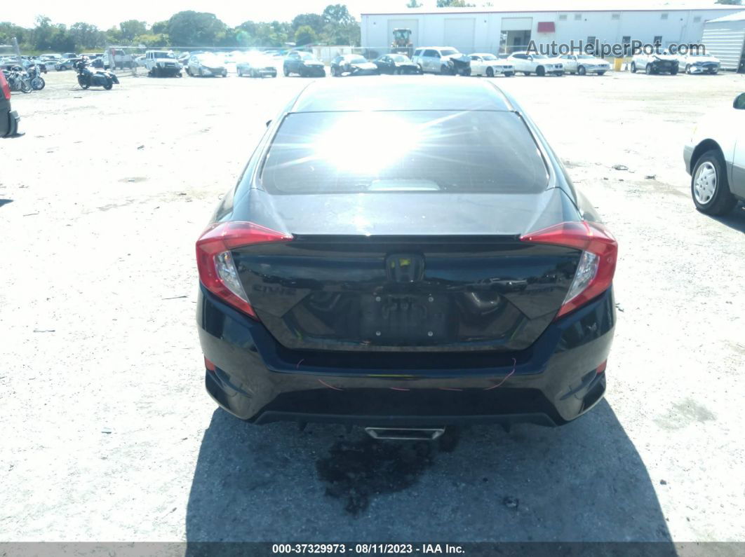 2020 Honda Civic Sedan Sport Black vin: 2HGFC2F85LH532677