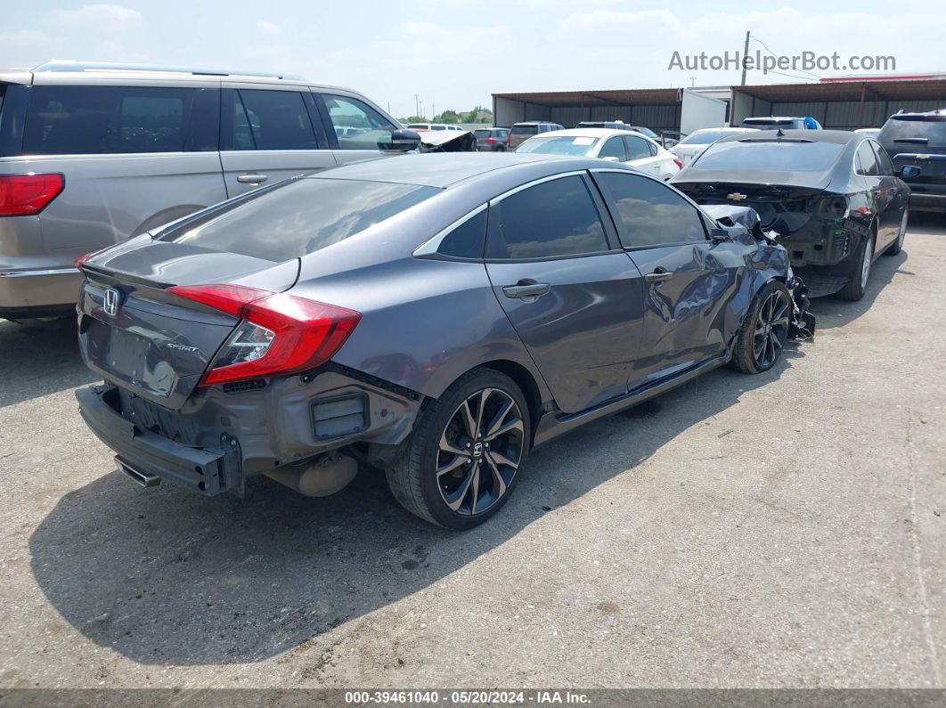 2020 Honda Civic Sport Gray vin: 2HGFC2F85LH547776