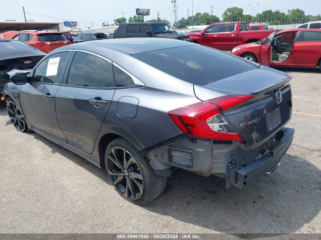 2020 Honda Civic Sport Gray vin: 2HGFC2F85LH547776