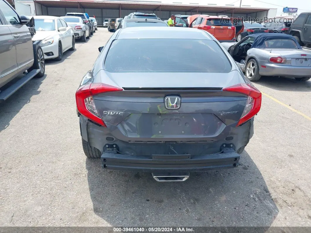 2020 Honda Civic Sport Gray vin: 2HGFC2F85LH547776