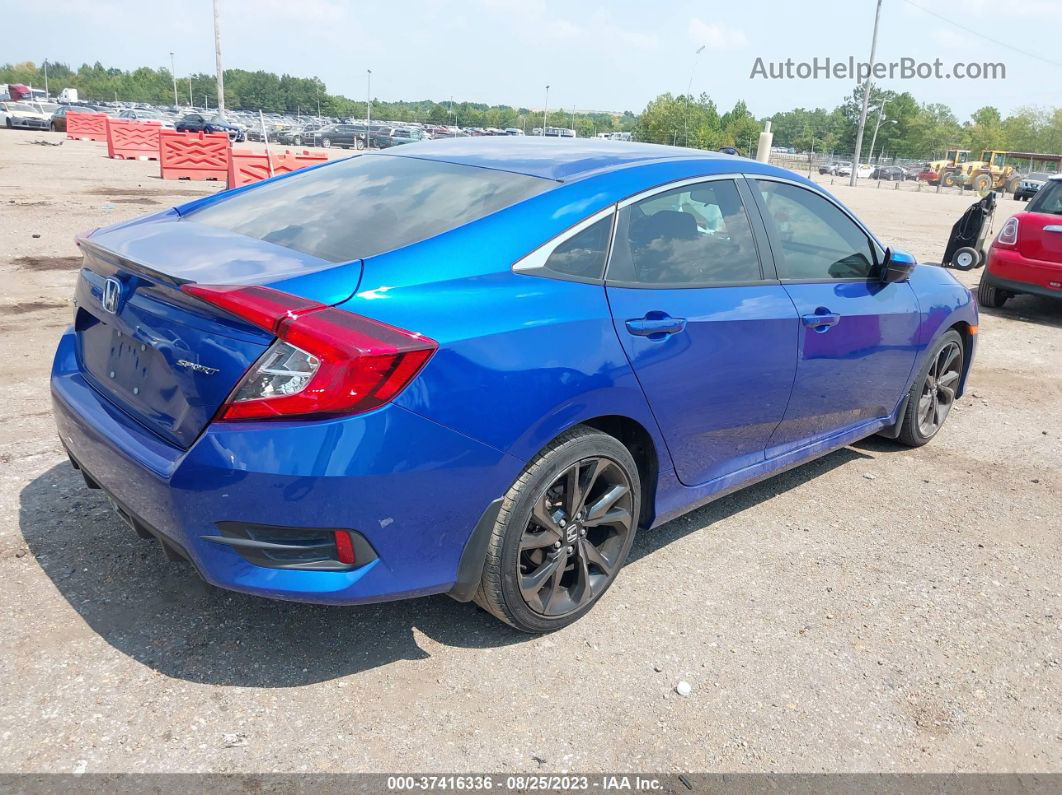 2020 Honda Civic Sport  Синий vin: 2HGFC2F85LH581958