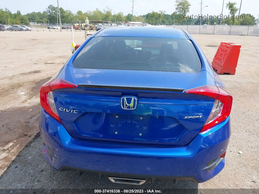 2020 Honda Civic Sport  Синий vin: 2HGFC2F85LH581958