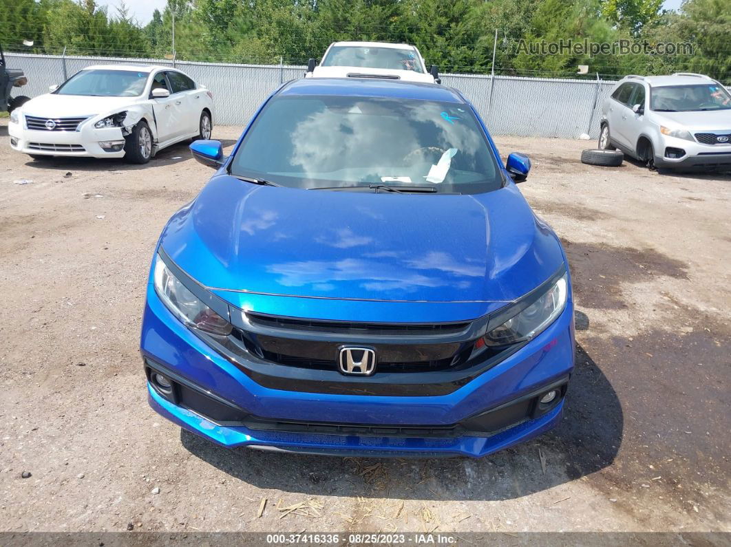 2020 Honda Civic Sport  Синий vin: 2HGFC2F85LH581958