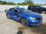 2019 Honda Civic Sport Blue vin: 2HGFC2F86KH511691