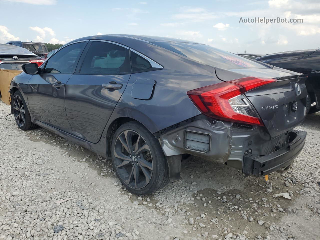 2020 Honda Civic Sport Gray vin: 2HGFC2F86LH514172