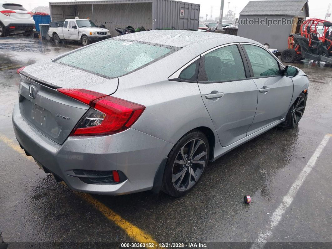 2020 Honda Civic Sport Серый vin: 2HGFC2F86LH525589