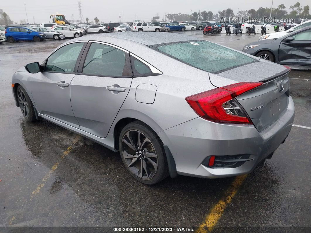 2020 Honda Civic Sport Серый vin: 2HGFC2F86LH525589