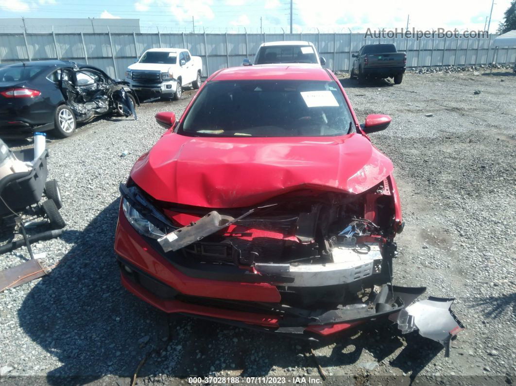 2020 Honda Civic Sedan Sport Red vin: 2HGFC2F86LH527035