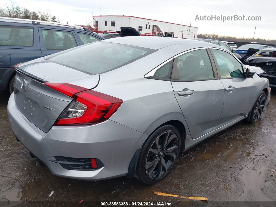 2020 Honda Civic Sport Silver vin: 2HGFC2F86LH536530