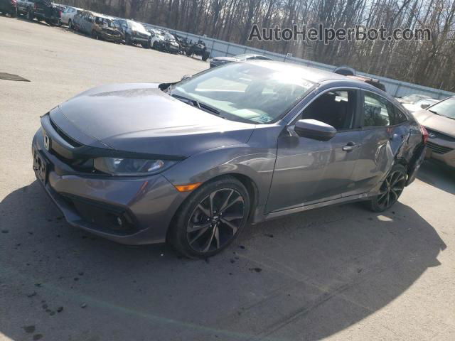 2020 Honda Civic Sport Gray vin: 2HGFC2F86LH538214