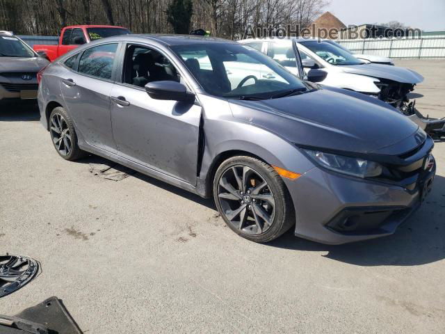 2020 Honda Civic Sport Gray vin: 2HGFC2F86LH538214