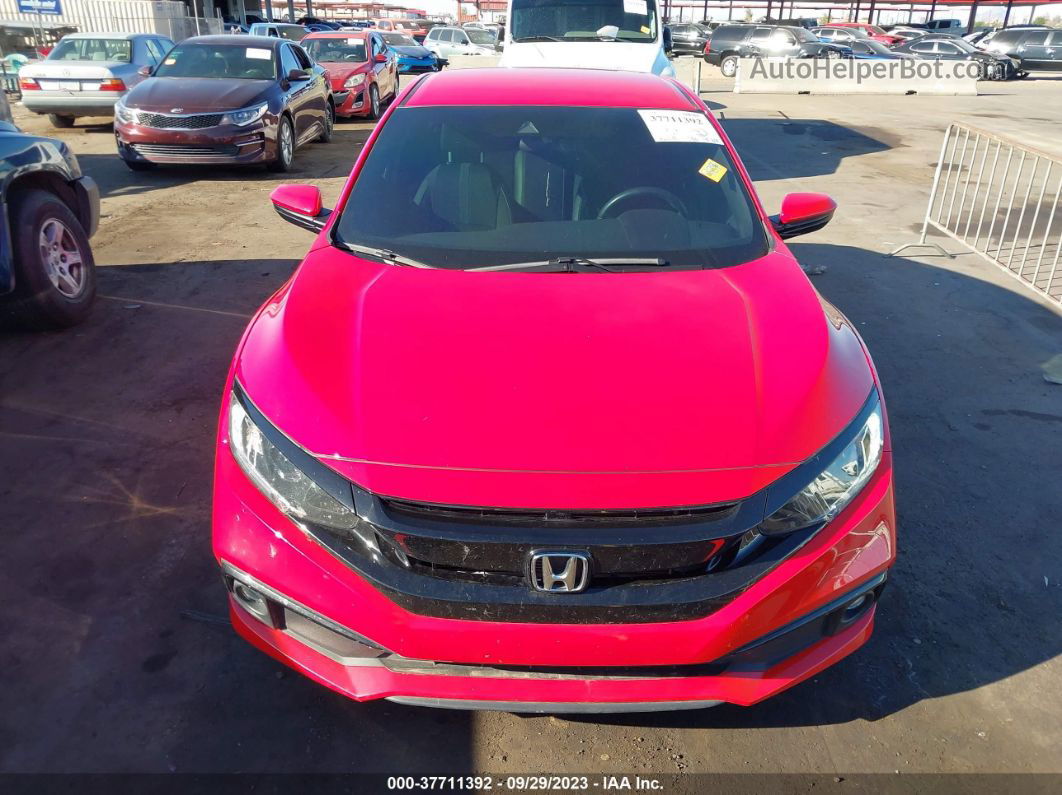 2020 Honda Civic Sport  Красный vin: 2HGFC2F86LH562125